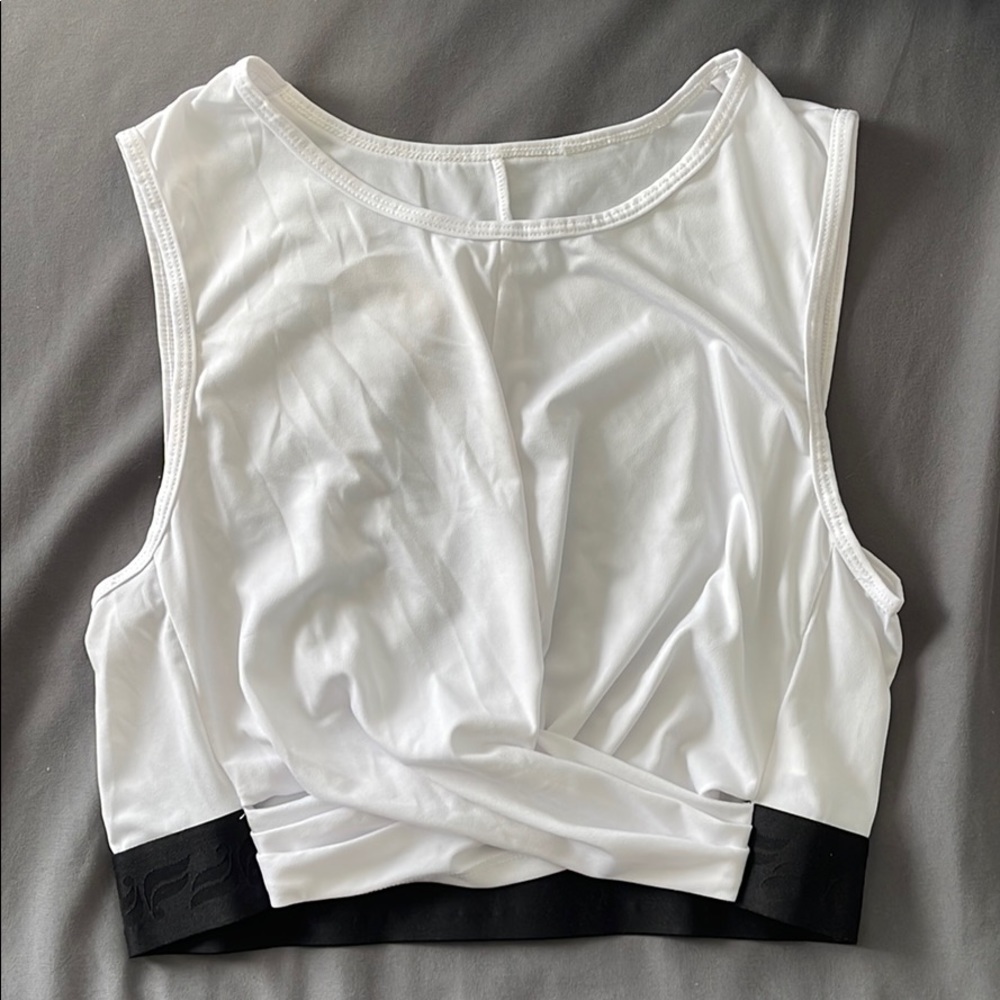 Fabletics front wrap tank